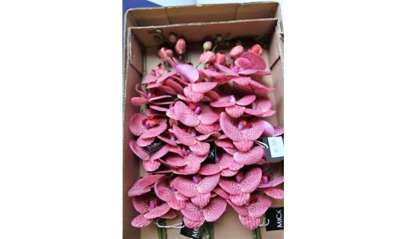 2x 12 kunstbloemen wo orchidee